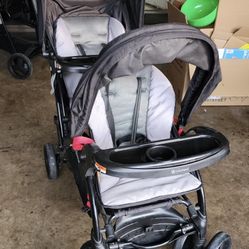 two seat stroller 