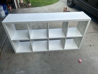 White storage furniture