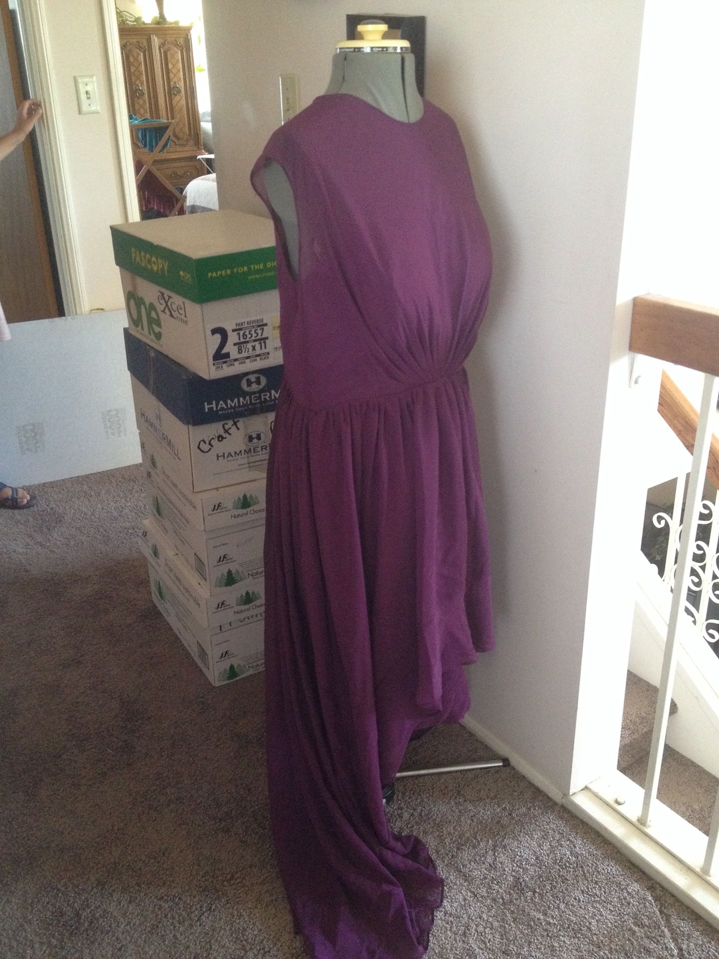 Purple Bridesmaid/Prom Dress