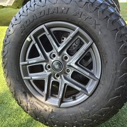 4 2026 JEEP RIMS&TIRES ALL TERRAIN TIRES 17"