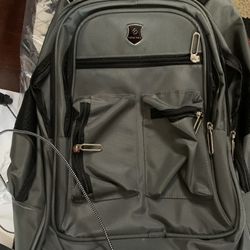 Rolling Trolley Backpack Wheeled Travel Bag  NEW