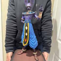 Large Dragon Ball Beerus Figure Statue Base Anime Collection 22”