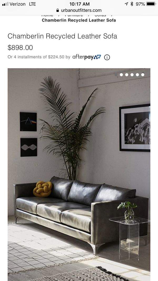 Urban Outfitters Recycled Leather Couch For In Mesa Az Offerup