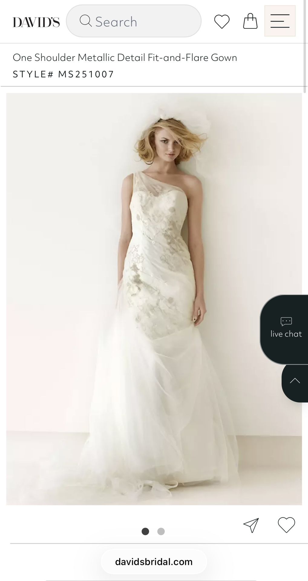 New Wedding Dress - Melissa sweet
