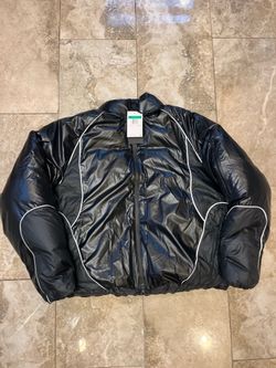 Nike Tech Bubble Jacket Black Anthracite Iron Grey Men’s II3869-010 Size XL
