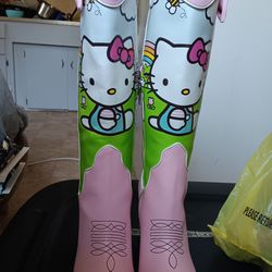 Dolls Kill X Hello Kitty Cowgirl Boots