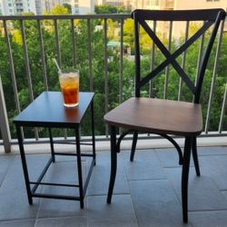 $15 For One Outdoor Patio Porch Chair And Small Drink Table