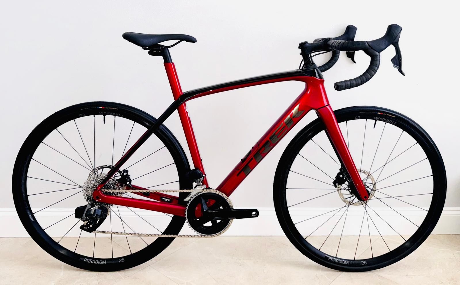 54cm Medium 2023 Trek Domane SL 6 Disc Brake 12 Speed Axs Rival Full Carbon Road Bike Carbon Wheels