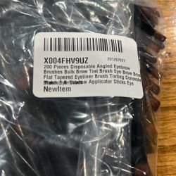 Disposable Angled Eye Brow Brushes