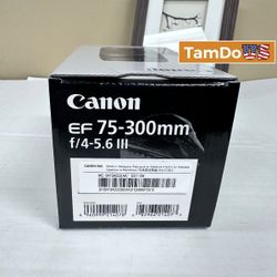 Canon EF 75-300mm f/4-5.6 III Telephoto Zoom Lens for Canon EOS