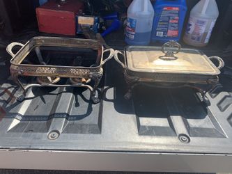 Sterling silver food warmers