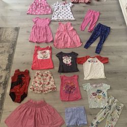 Girls Lot Of 5T Clothes 