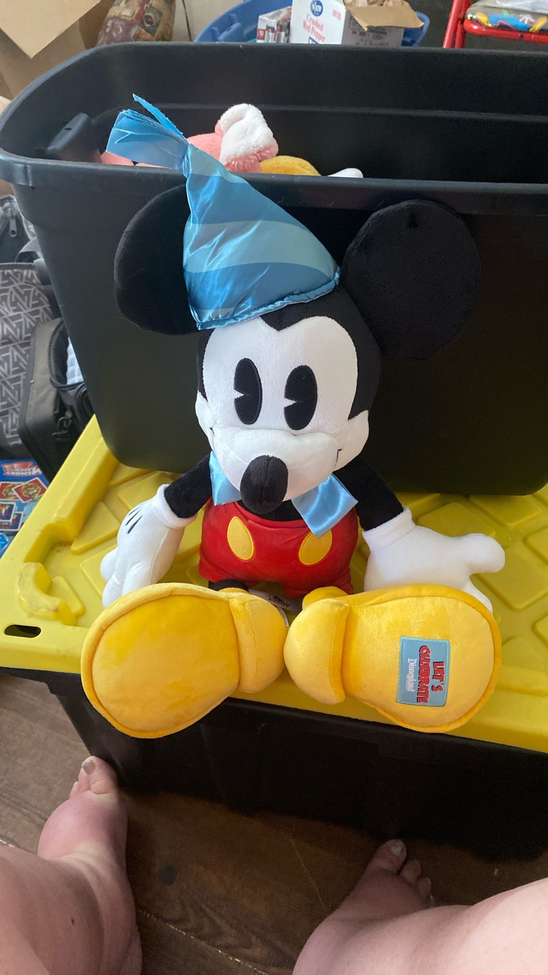 Disney Parks Mickey Mouse 90th Birthday "Let's Celebrate" Plush