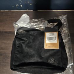 Supreme X North Face Suede Shoulder Bag Black 2023