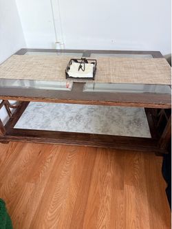 Glass table
