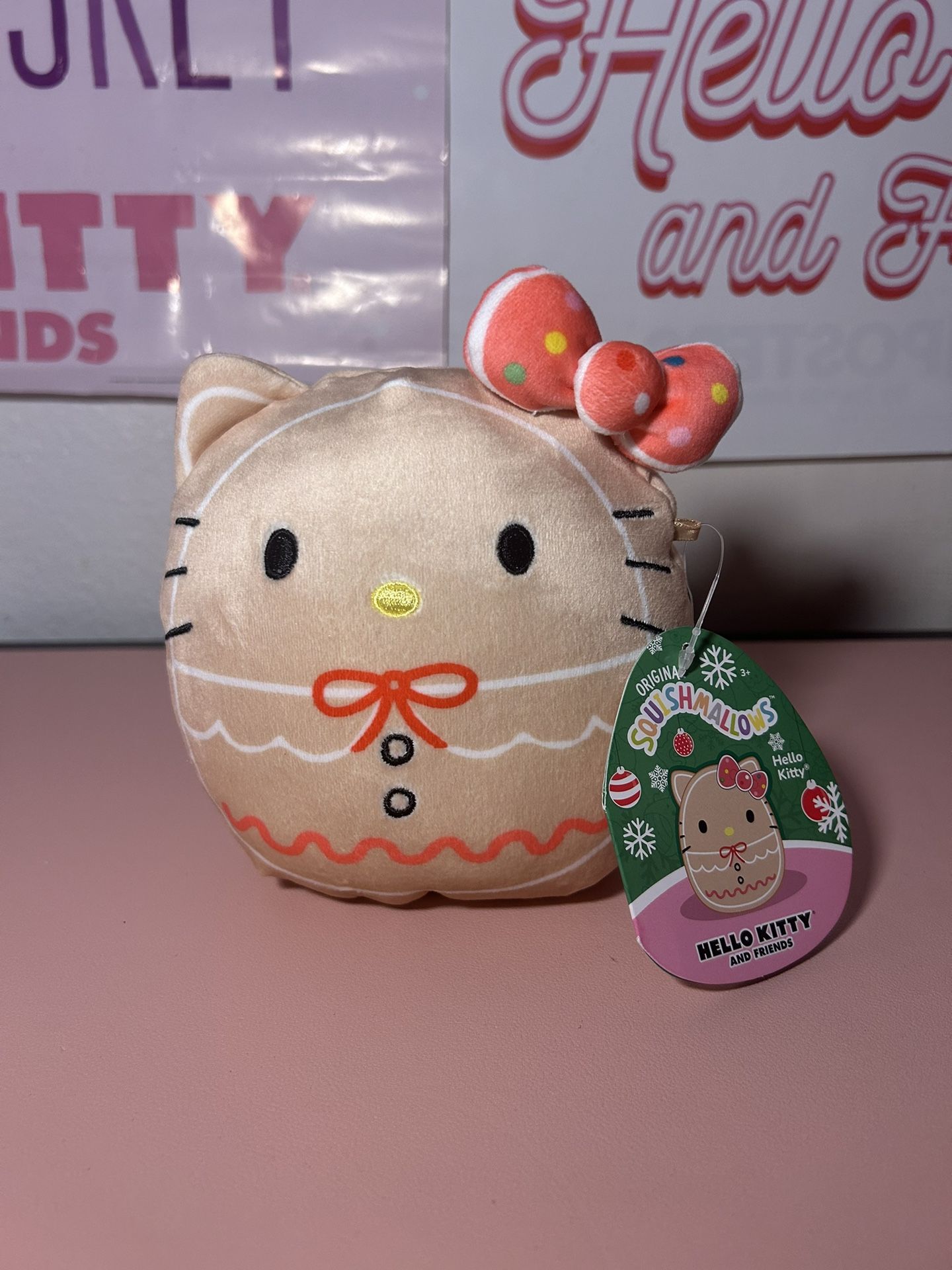 Hello Kitty Gingerbread squishmallow 6.5”