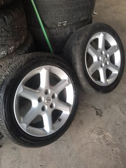 2 17” Altima wheels