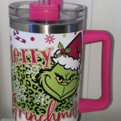 40 Oz Grinch Tumbler