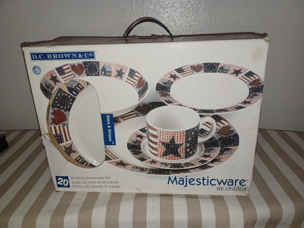 American Quilt Dinnerware Set