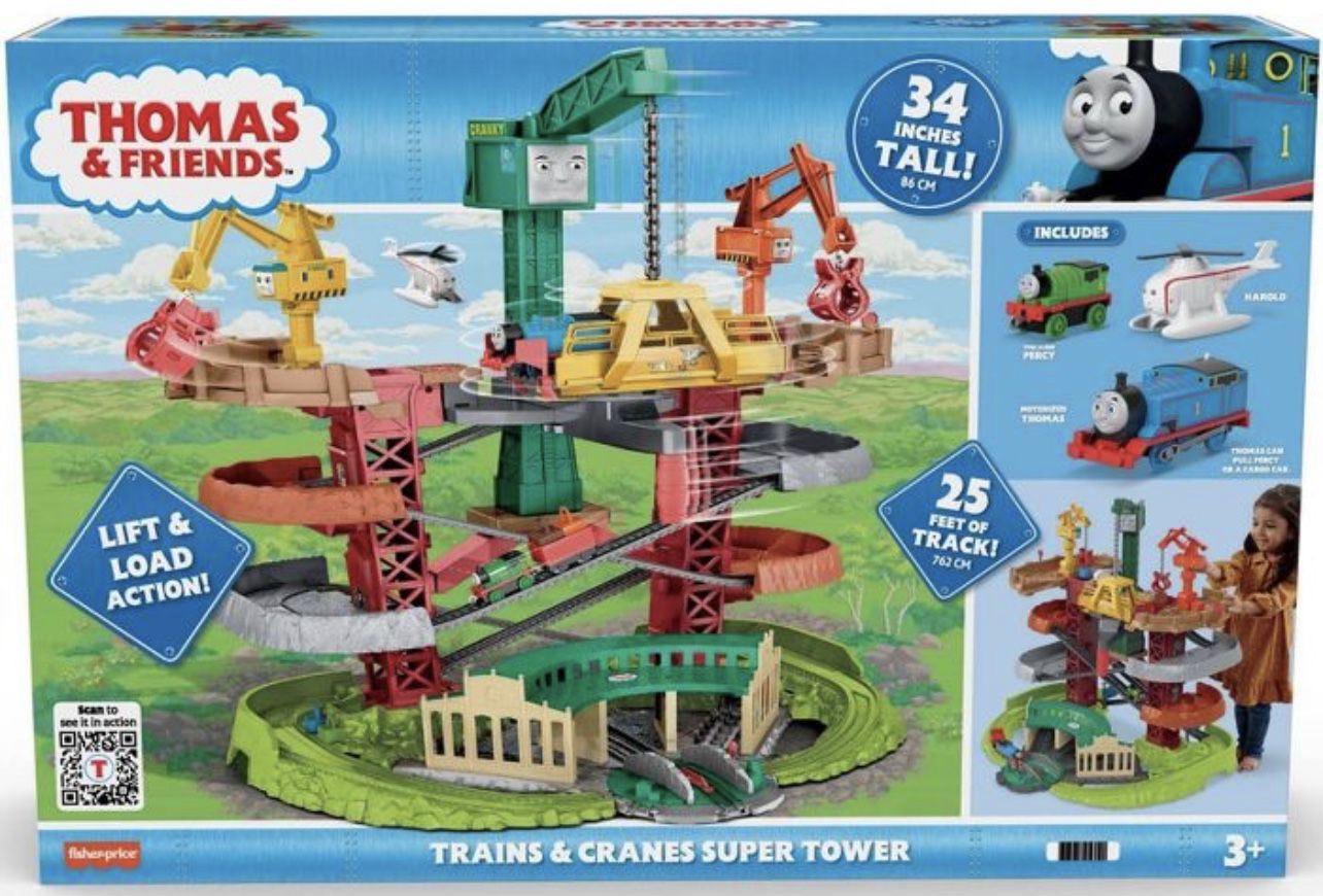 Thomas And Friends Trains & Cranes  Super Tower
