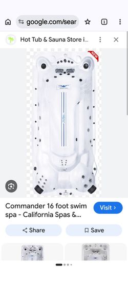 16 ft hi end swim spa /////////