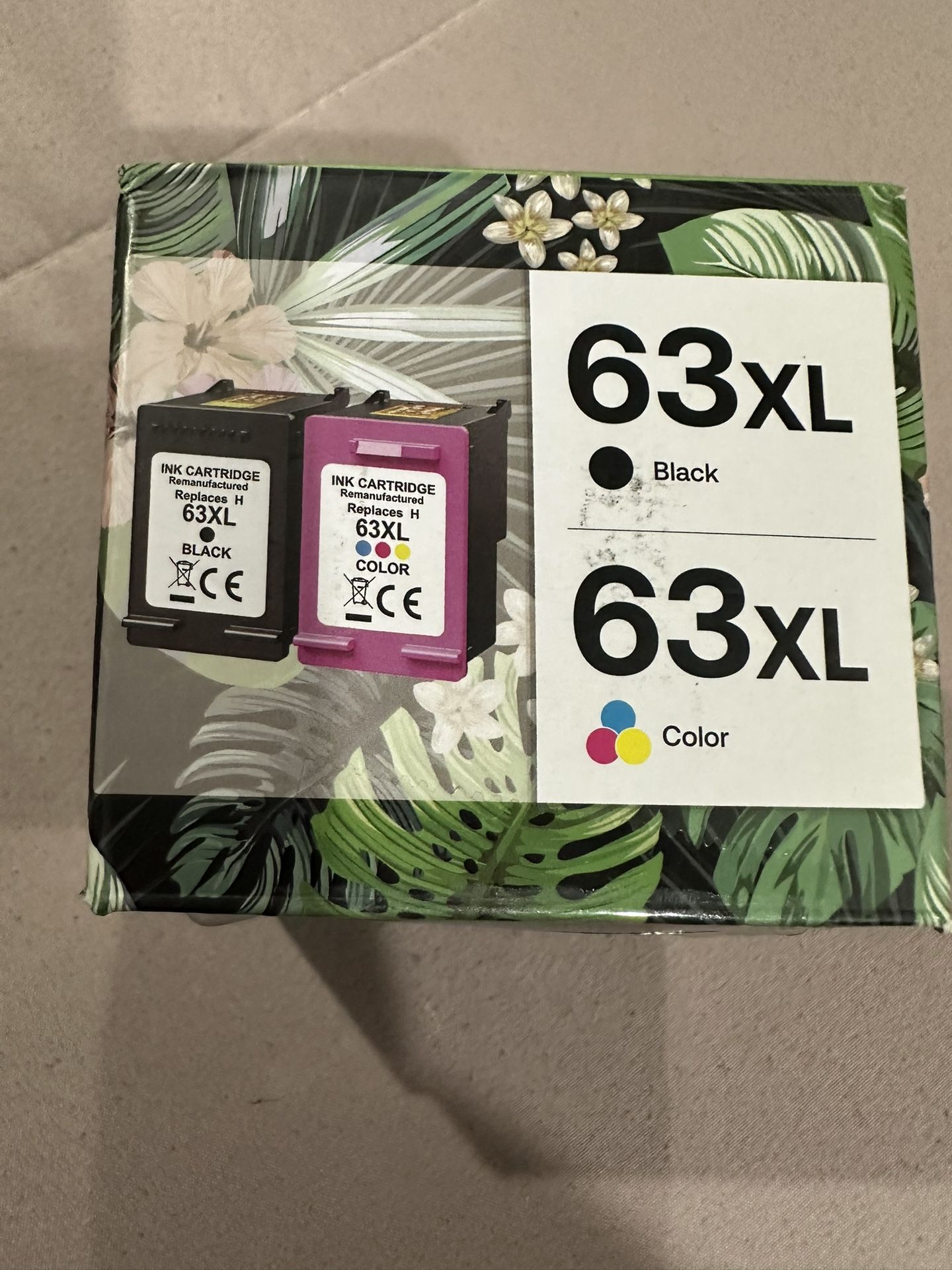 All New 63XL Ink Cartridge Replacement For Hp Ink