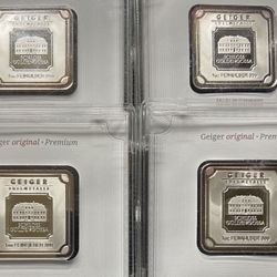 1 Ounce Silver Geiger, $200 Each/ Send Me Your Offer//