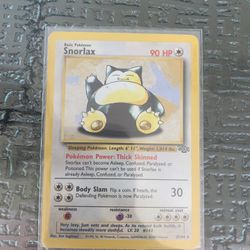 Jungle Set Snorlax (Lightly Damaged)