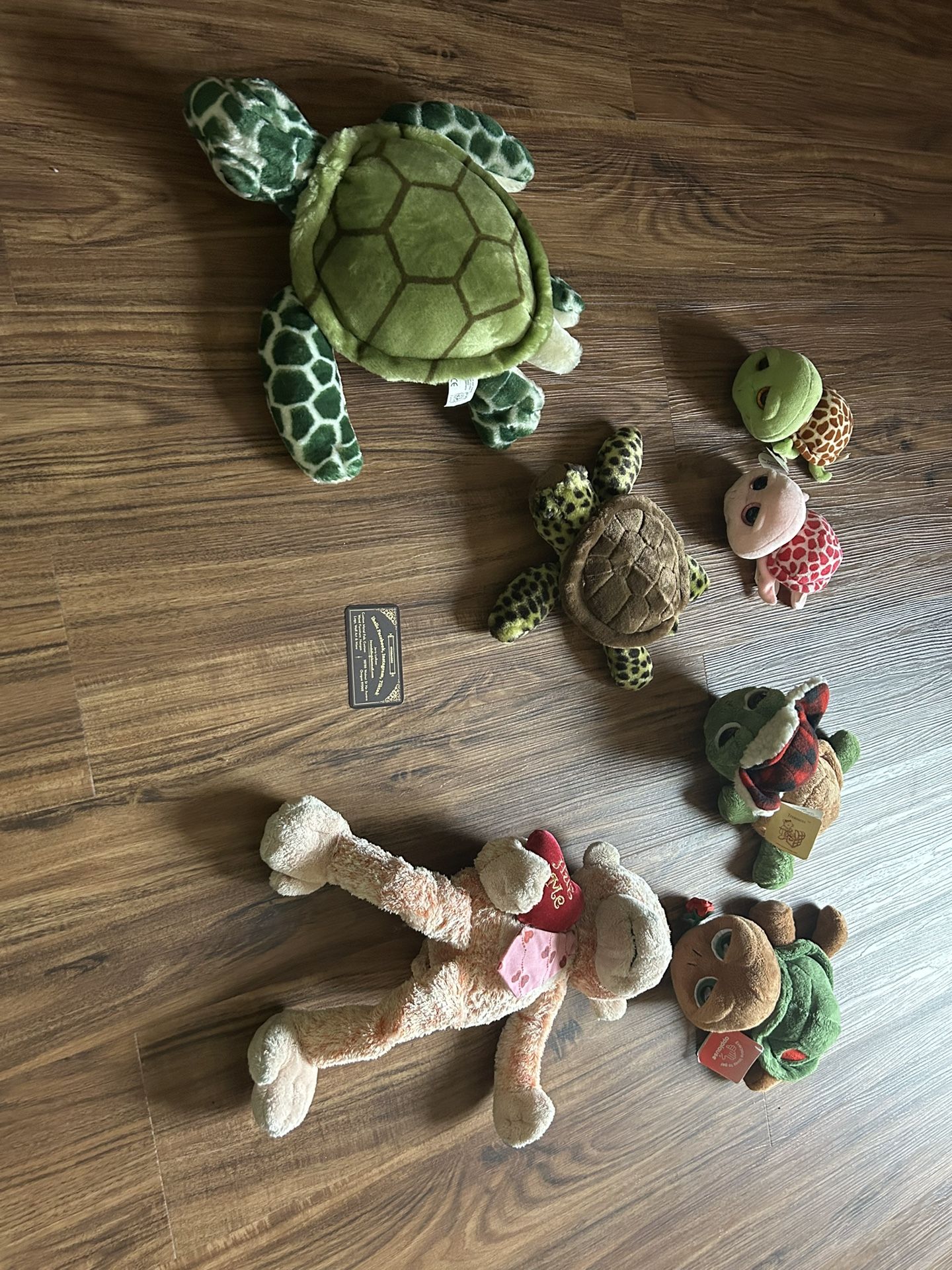 Plush Stuffed Turtles And Monkey