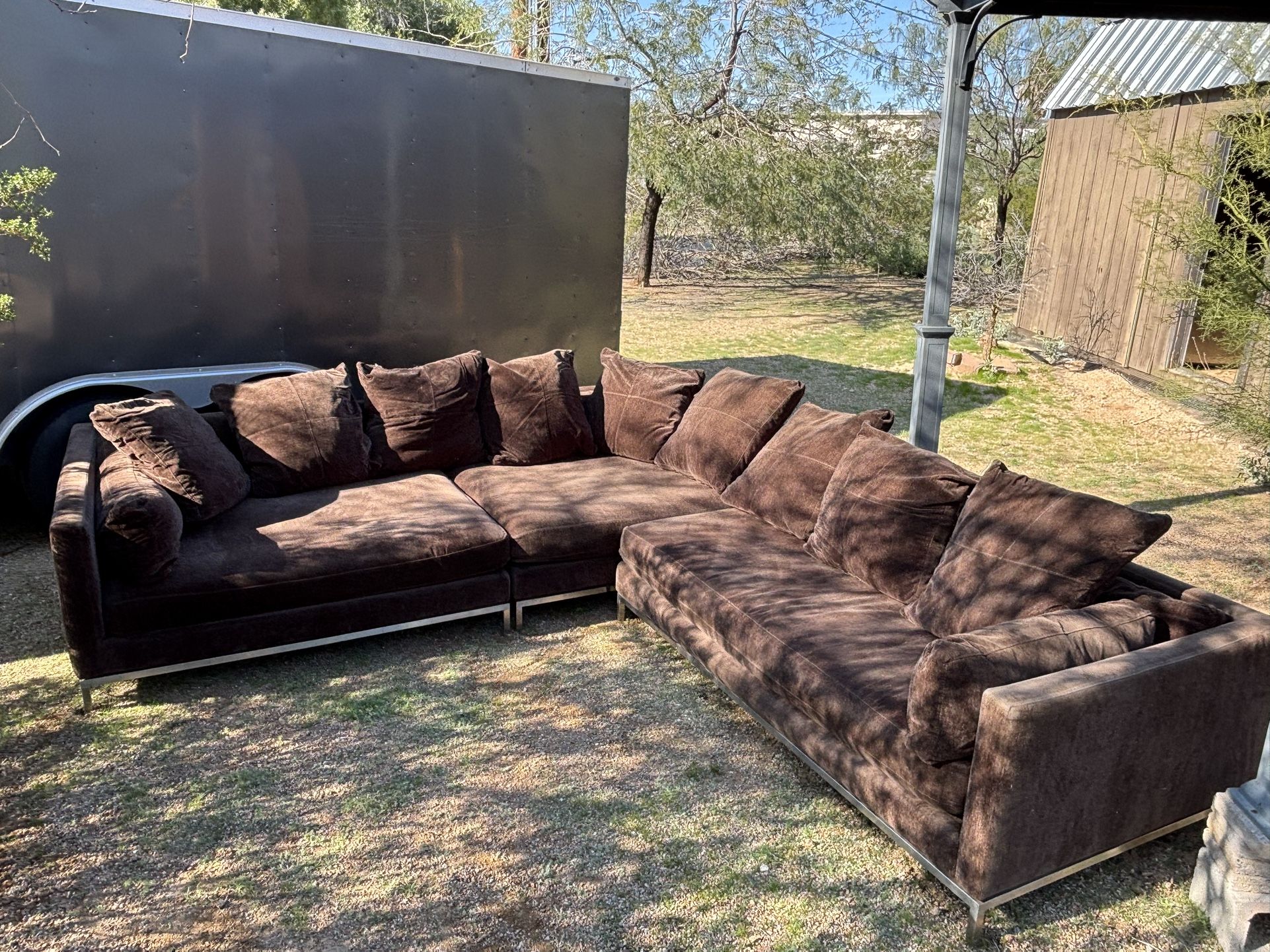 ZGallerie Ventura 3 Piece Sectional Sofa