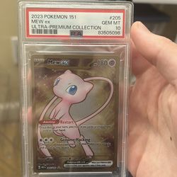 Mew Ex Metal Promo 151 PSA 10 Pokemon Card