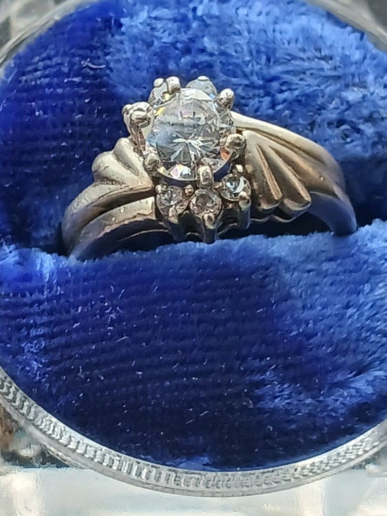 Wedding An Engagement Ring 2 Parts