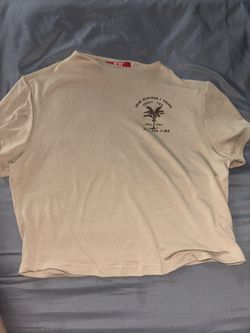 cropped t shirt size m $3