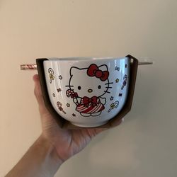 Hello Kitty Christmas Ceramic Bowl