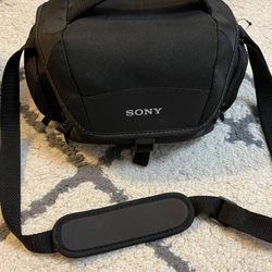Sony LCDU11 Alpha Camcorder and Camera Soft Carrying Case - Black, Near Mint