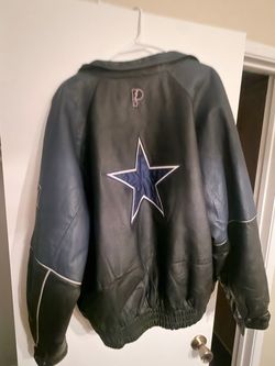 Vintage 90s Pro Player Dallas Cowboys Leather Jacket