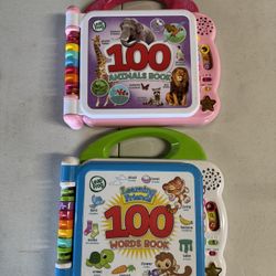 2 Leap Frog Learning Books   LeapFrog 100 Animals Book   LeapFrog Learning Friends 100 Words Book   Location new port Richey 