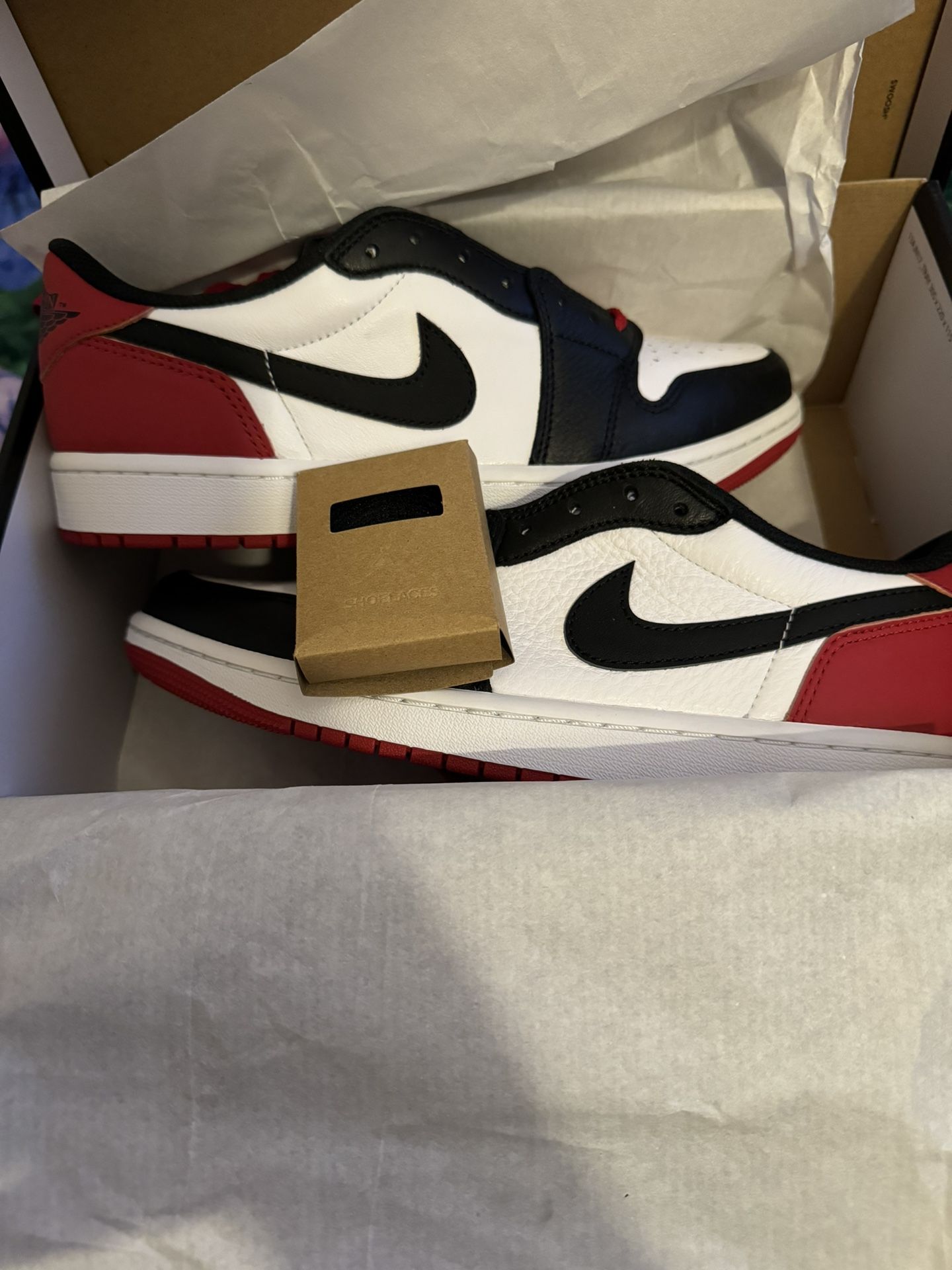 Jordan 1 Retro Black Toe Size 9