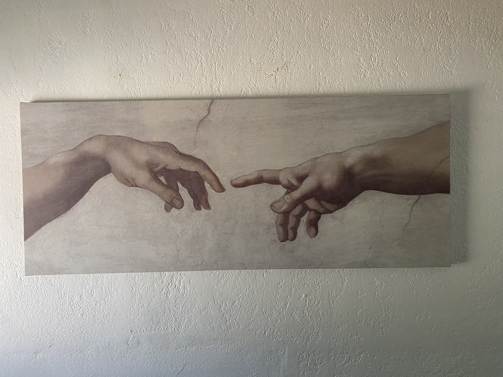 Canvas Like 4 Ft By 2ft Touch Of God