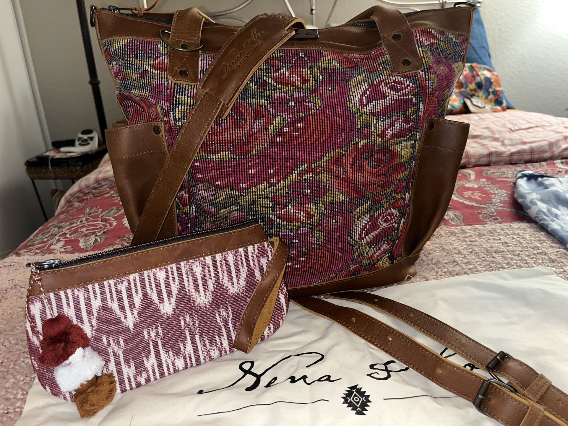 Nena & Co. One Of A Kind Convertible Day Bag.