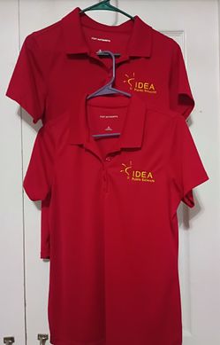 New dry fit idea red shirts adult medium women