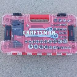 CRAFTSMAN Versastack - Juego de herramientas mecánicas de 1/4 y 3/8 pulgadas, 71 piezas