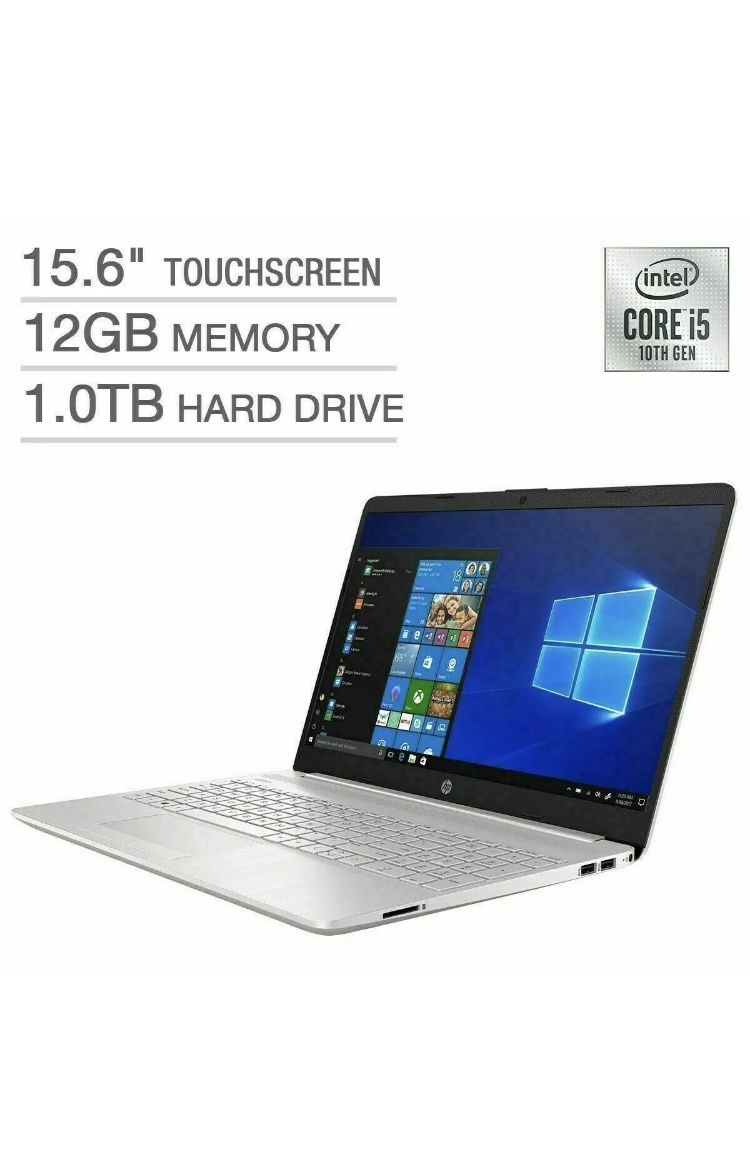 HP 15-dw2025cl 15.6" T/S Laptop -- Intel Core i5-1035G1**12GB**1TB HDD**Win 10