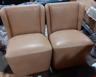 ❤️‍🔥 KISLOT Upholstered Dining Chairs Set of 2 with Casters,  $299