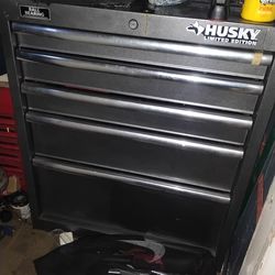 HUSKY 5 DRAWER TOOL BOX WITH KEY EACH