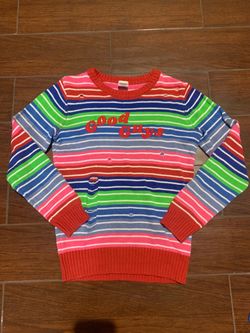 Chucky Good Guy Stripped Halloween Sweater