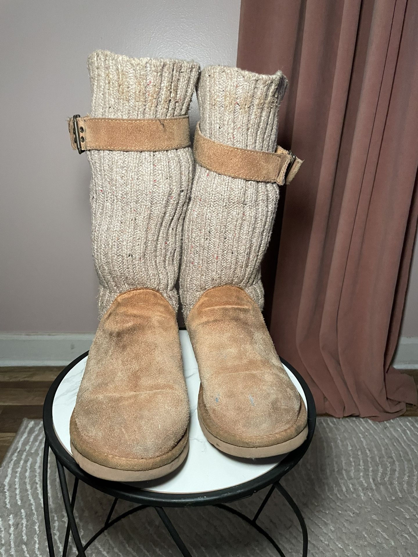 Ugg Boots Cambridge Chestnut Buckle Boot Women Size 7