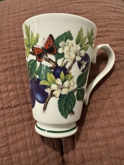 First Fruits Roy Kirkham Fine Bone 1997 England 8oz Coffee Tea Cup Mug GUC