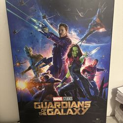 Marvel’s Gaurdians of The Galaxy Wooden Art frame 