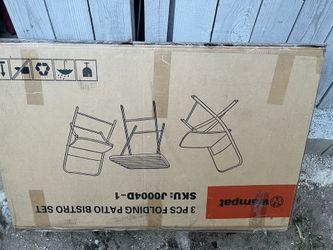 3 Piece Bistro Patio Set